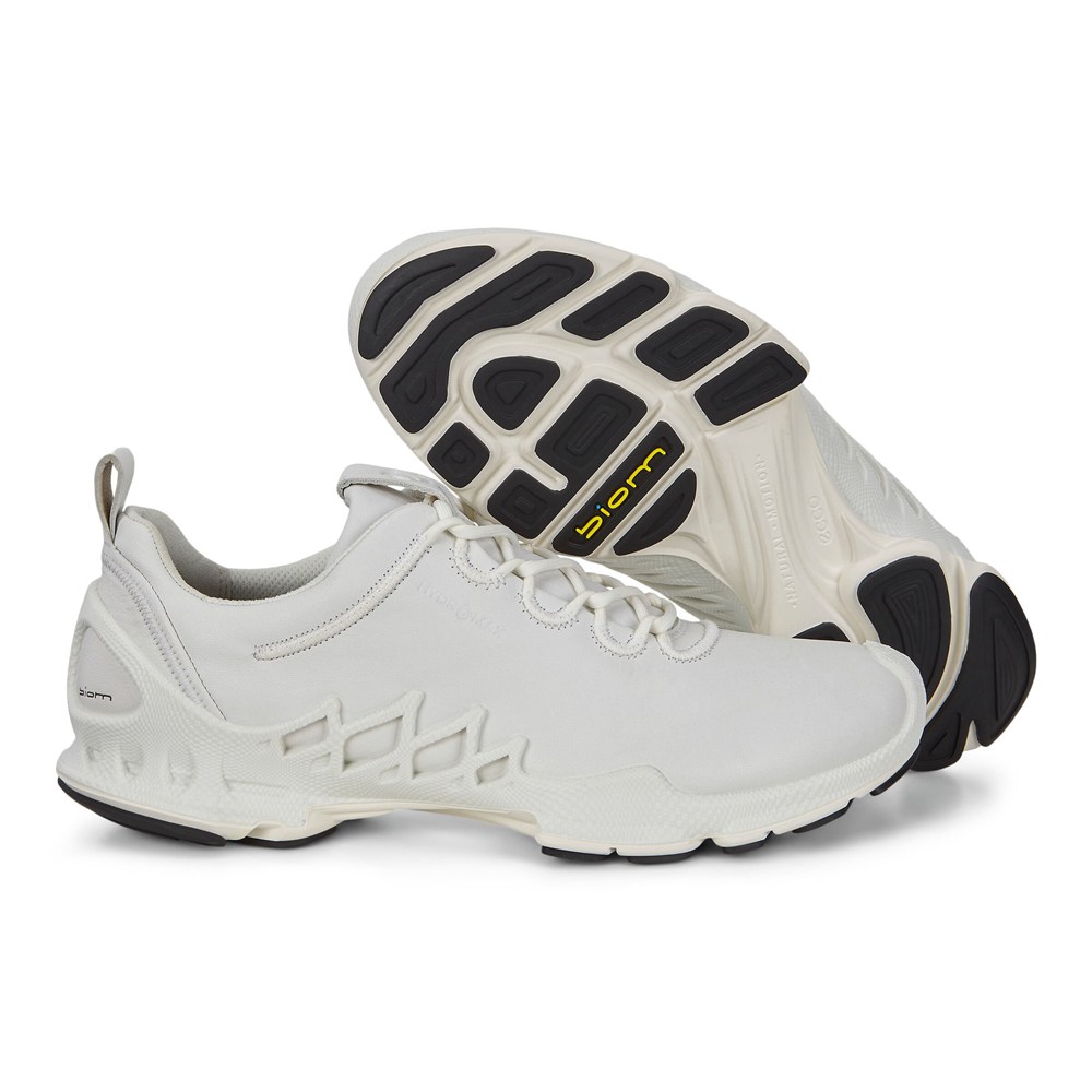 Tenis De Montaña Hombre - ECCO Biom Aex Bajos - Blancos - KSH092734